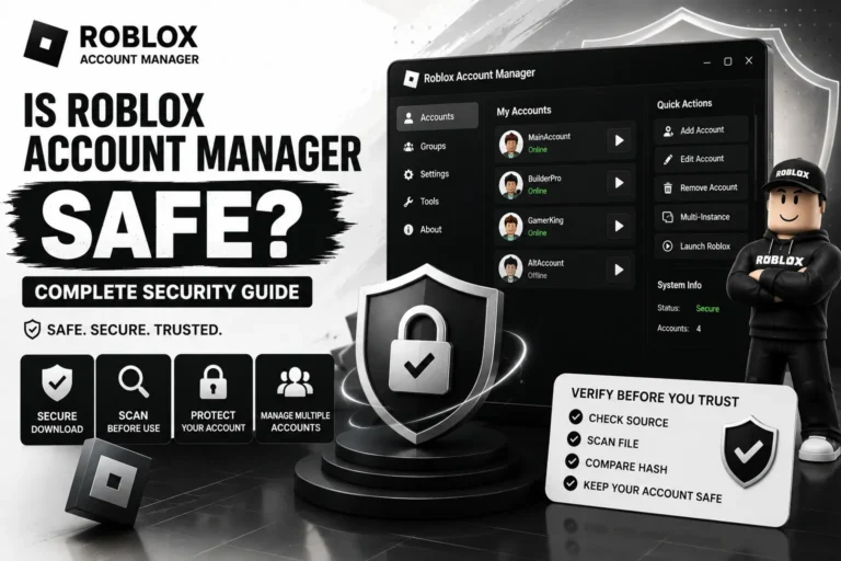 Is Roblox Account Manager Safe – Security Guide